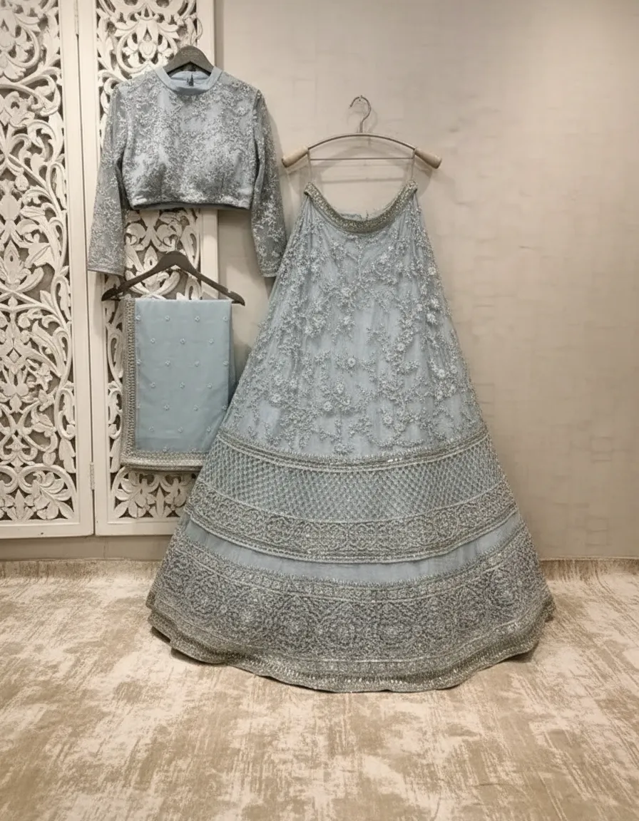 Myra Voguish Women Embroidered Lehenga Set