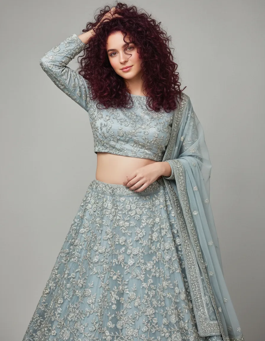 Myra Voguish Women Embroidered Lehenga Set
